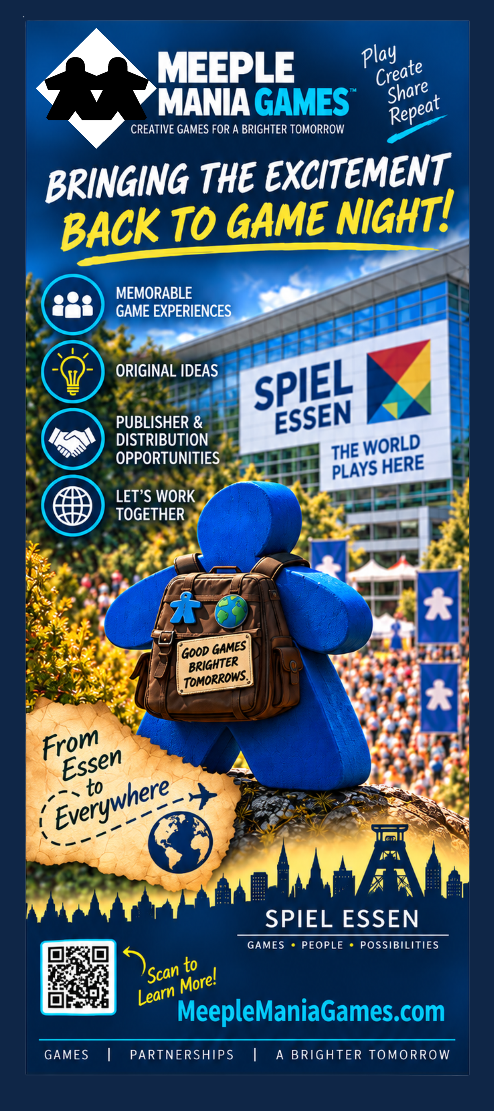 Meeple Mania Games at Spiel Essen